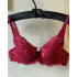 Handcrafted Premium Floral Pink Lace Bralette Lingerie - Bra Samantha Edition