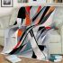 Abstract composition of simple shapes blanket