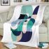 Abstract flat vector illustration of large shapes blanket