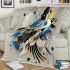 Abstract vector art of an eagle in the style blanket