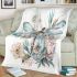 Beautiful dragonfly with large wings blanket