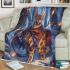 Bengal cat in epic quests blanket