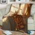 Bengal cat in slice of life settings blanket