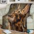 Bengal cat patterns and textures blanket