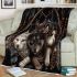 Cats dogs and dream catcher area rug blanket