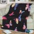 Colorful butterflies in a simple and cute blanket