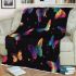 Colorful butterflies in a simple and cute blanket