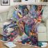 Complex and elaborately detailed abstract painting blanket