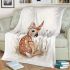 Cute baby deer blanket