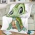 Cute cartoon baby sea turtle blanket