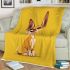 Cute cartoon chihuahua blanket