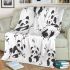 Cute cartoon panda pattern blanket