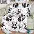 Cute cartoon panda pattern blanket