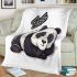 Cute panda sleeping blanket