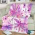 Cute pink dragonflies blanket