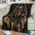 Dachshund dogs and dream catcher blanket