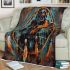 Dachshund dogs and dream catcher blanket