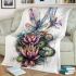 Dragonflies and waterlilies blanket