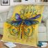 Dragonfly with swirls and filigree blanket