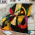 Dynamic composition of geometric shapes and colorful lines blanket