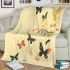 Featuring various butterflies in flight blanket