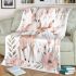 Floral style with a cute deer blanket