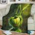 Grinchy cartoon smile show toothless 3d blanket