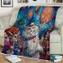 Persian cat in carnival celebrations blanket