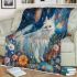 Persian cat in celestial gardens blanket