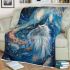 Persian cat in celestial starship voyages blanket