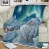 Persian cat in nordic winter wonderlands blanket