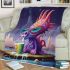 Playful dragon by water blanket