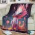 Smiling fantasy creature blanket