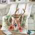 Whitetailed buck with elegant antlers blanket