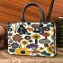 Pattern of flowers and mushroom maru aronson Small Handbag, Totes, Crossbody, Purse: Bag Gift Idea for Girlfriend, Sitter, Birthday, Women ,Daughter, Mama, Ladies