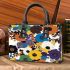 Pattern of flowers maru aronson colors Small Handbag, Totes, Crossbody, Purse: Bag Gift Idea for Girlfriend, Sitter, Birthday, Women ,Daughter, Mama, Ladies