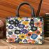 Pattern of flowers maru aronson colors Small Handbag, Totes, Crossbody, Purse: Bag Gift Idea for Girlfriend, Sitter, Birthday, Women ,Daughter, Mama, Ladies