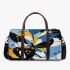 Abstract art painting with beautiful shapes and lines 3d travel bag