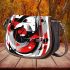 Abstract art vector graphic saddle bag