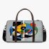 Abstract composition featuring bold shapes 3d travel bag