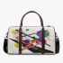 Abstract composition with geometric shapes 3d travel bag