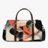 Abstract design with geometric shapes and organic forms 3d travel bag