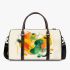 Abstract design with organic shapes and splashes 3d travel bag