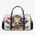 Abstract graffiti art in the style of victor 3d travel bag