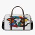 Abstract graffiti minimalist style 3d travel bag