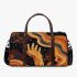 Abstract illustration of an outstretched hand 3d travel bag