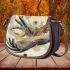 Abstract illustration of the human hand in an elegant pose saddle bag