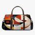 Abstract modern painting with geometric shapes and lines 3d travel bag