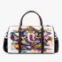 Abstract painting in the style of abstract graffiti 3d travel bag