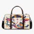 Abstract painting in the style of abstract graffiti 3d travel bag
